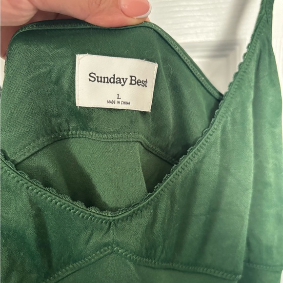 Sunday Best Rae Dress Emerald Green - Picture 4 of 8